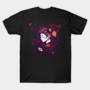 Artistic Geisha Girl Tee! T-Shirt